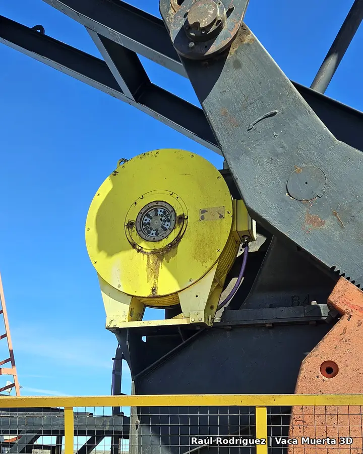 Motor de imán permanente en Lufkin 640, foto de Raúl Rodríguez